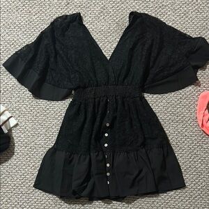 Chic Black Lace Dress